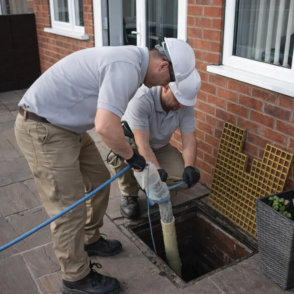 Blocked drain repair service in Camberley